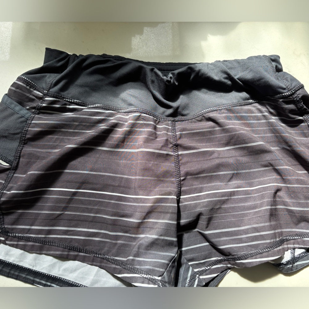 Athleta Black and Gray Athletic Shorts